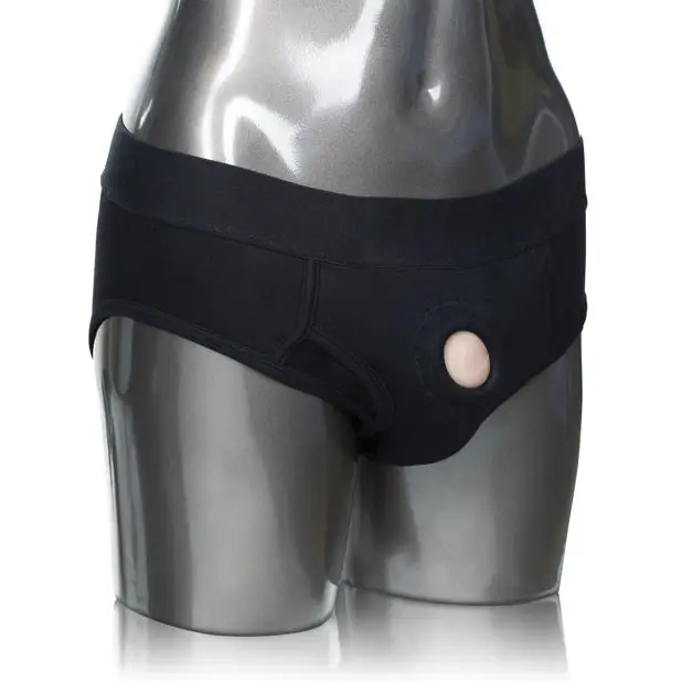 Packer Gear Brief Harness M/L - Black - Transgender Products