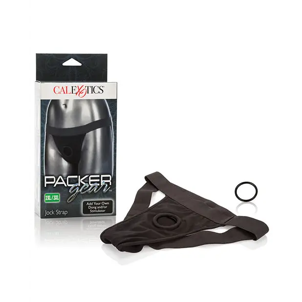 Packer Gear Jock Strap 2XL/3XL - Black - Transgender Products