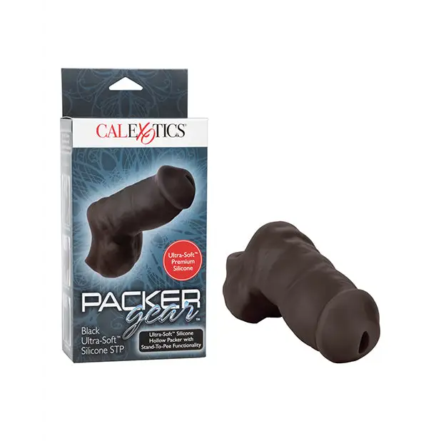 Packer Gear Ultra-Soft Silicone STP - Black - Transgender Products