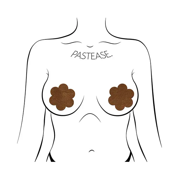 Pastease Basic Daisy - Brown O/S - Lingerie - Packaged