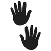 Pastease Basic Hands - Black O/S - Lingerie - Packaged