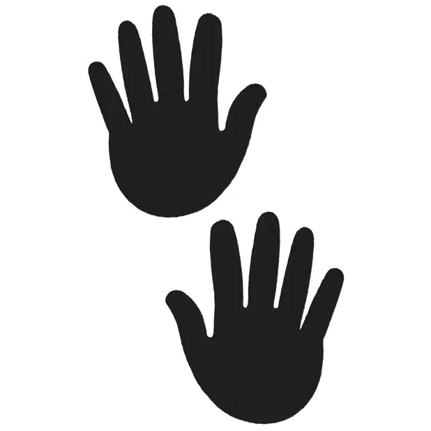 Pastease Basic Hands - Black O/S - Lingerie - Packaged