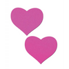 Pastease Basic Heart Black Light Reactive - Neon Pink O/S - Lingerie - Packaged