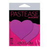 Pastease Basic Heart Black Light Reactive - Neon Purple O/S - Lingerie - Packaged