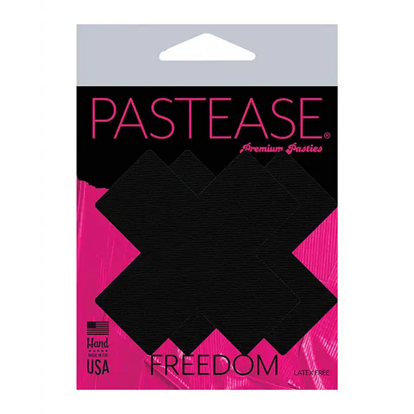 Pastease Basic Matte Plus X - Black O/S - Lingerie - Packaged