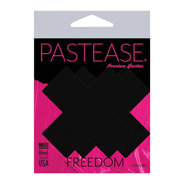 Pastease Basic Matte Plus X - Black O/S - Lingerie - Packaged