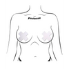 Pastease Basic Matte Plus X - White O/S - Lingerie - Packaged