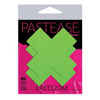 Pastease Basic Plus X Black Light Reactive - Neon Green O/S - Lingerie - Packaged
