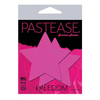 Pastease Basic Star Black Light Reactive - Neon Pink O/S - Lingerie - Packaged