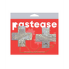 Pastease Chains Disco Cross - White O/S - Lingerie - Packaged