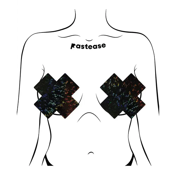 Pastease Coverage Disco Plus X - Black O/S