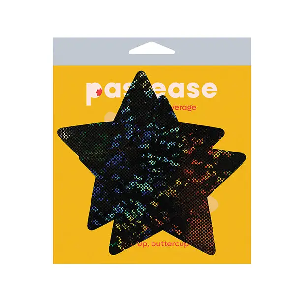 Pastease Coverage Disco Star - Black O/S