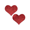 Pastease Coverage Glitter Heart - Red O/S