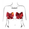 Pastease Coverage Holographic Bow - Red O/S