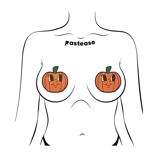 Pastease Halloween Cutie Pie Face Pumpkin - Orange O/S