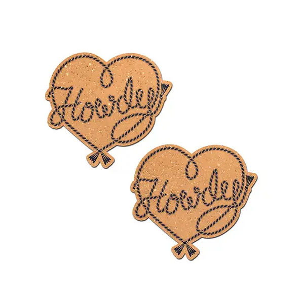 Pastease Howdy Rope Heart - Tan O/S