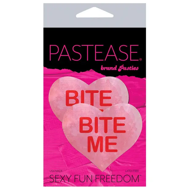 Pastease Premium Bite Me Heart - Pink/Red O/S - Lingerie - Packaged
