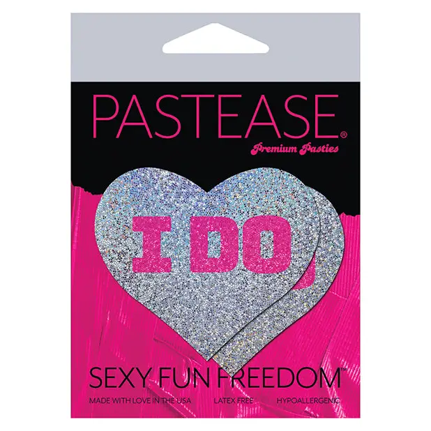 Pastease Premium Bridal I Do - Silver O/S - Lingerie - Packaged