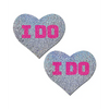 Pastease Premium Bridal I Do - Silver O/S - Lingerie - Packaged