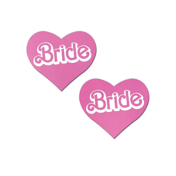 Pastease Premium Bride Heart - Pink O/S - Lingerie - Packaged