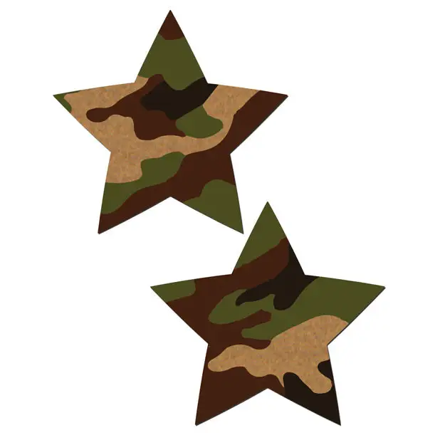 Pastease Premium Camo Star O/S - Lingerie - Packaged