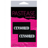 Pastease Premium Censored Pastie - Black/White O/S - Lingerie - Packaged