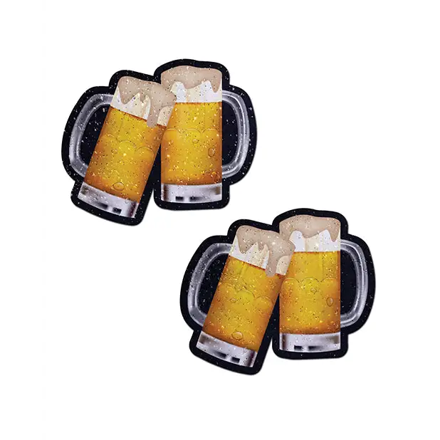 Pastease Premium Clinking Beer Mugs - Yellow O/S - Lingerie - Packaged