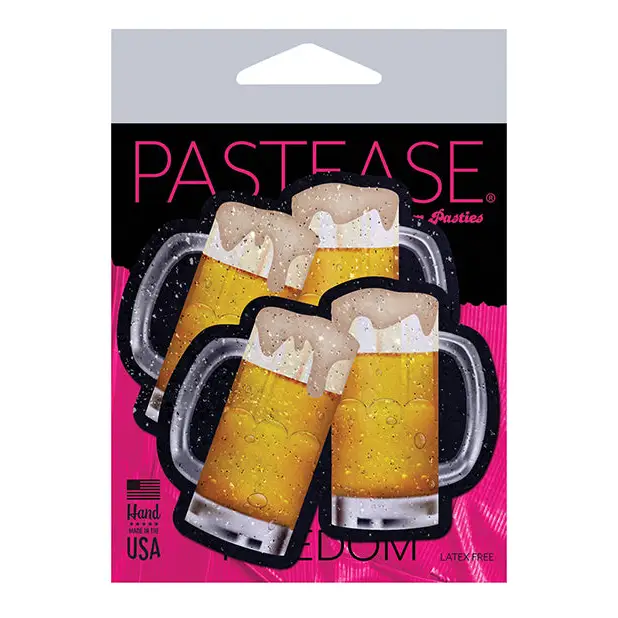Pastease Premium Clinking Beer Mugs - Yellow O/S - Lingerie - Packaged