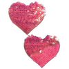 Pastease Premium Color Changing Flip Sequins Heart - Pink O/S - Lingerie - Packaged