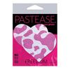 Pastease Premium Cow Print Glittery Velvet Heart - Pink Strawberry O/S - Lingerie - Packaged