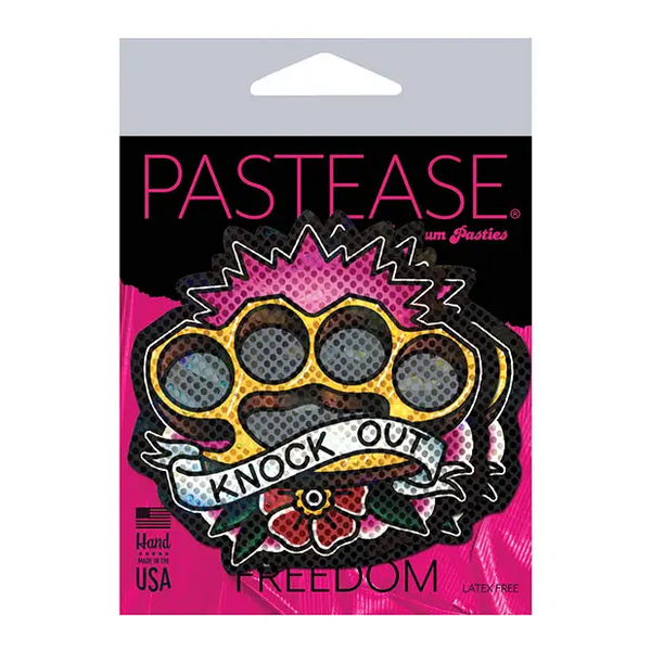 Pastease Premium Diamond Thom Brass Knock Out Knuckles - Multi Color O/S - Lingerie - Packaged