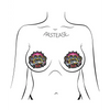 Pastease Premium Diamond Thom Brass Knock Out Knuckles - Multi Color O/S - Lingerie - Packaged
