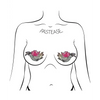 Pastease Premium Diamond Thom Disco Koi Fish & Lotus - Silver O/S - Lingerie - Packaged