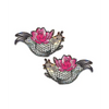 Pastease Premium Diamond Thom Disco Koi Fish & Lotus - Silver O/S - Lingerie - Packaged