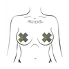 Pastease Premium Disco Glitter Plus X - Silver O/S - Lingerie - Packaged