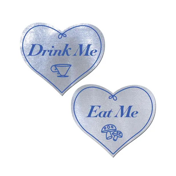 Pastease Premium Eat Me Drink Me Liquid Heart - White O/S - Lingerie - Packaged