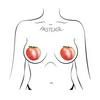 Pastease Premium Fuzzy Sparkling Georgia Peach - Orange O/S - Lingerie - Packaged