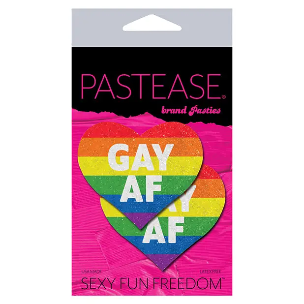 Pastease Premium Gay AF - Rainbow O/S - Lingerie - Packaged