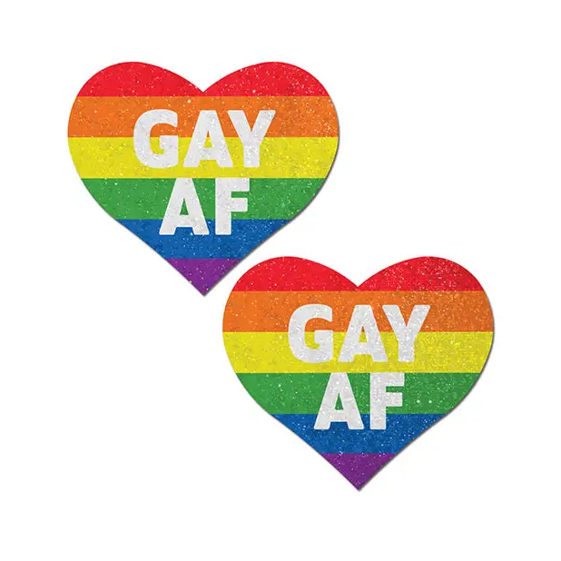 Pastease Premium Gay AF - Rainbow O/S - Lingerie - Packaged