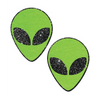 Pastease Premium Glitter Alien - Green O/S - Lingerie - Packaged