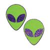 Pastease Premium Glitter Alien - Purple/Green O/S - Lingerie - Packaged