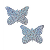 Pastease Premium Glitter Butterfly - Silver O/S - Lingerie - Packaged