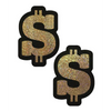 Pastease Premium Glitter Dollar Sign - Gold O/S - Lingerie - Packaged