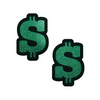 Pastease Premium Glitter Dollar Sign - Green O/S - Lingerie - Packaged