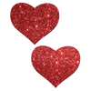Pastease Premium Glitter Heart - Red O/S - Lingerie - Packaged
