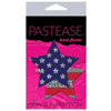 Pastease Premium Glitter Patriotic Star - Red/Blue O/S - Lingerie - Packaged