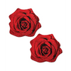 Pastease Premium Glitter Velvet Blooming Rose - Red O/S - Lingerie - Packaged