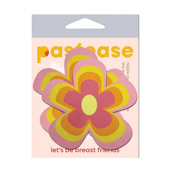 Pastease Premium Groovy Flower - Pink O/S - Lingerie - Packaged