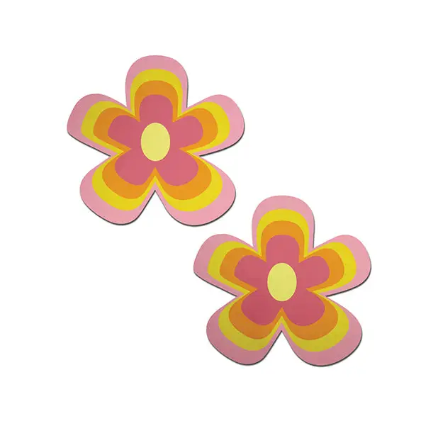 Pastease Premium Groovy Flower - Pink O/S - Lingerie - Packaged