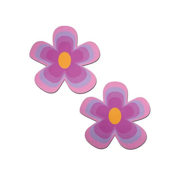 Pastease Premium Groovy Flower - Purple O/S - Lingerie - Packaged